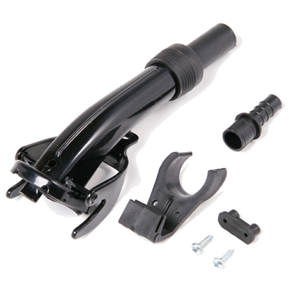 Black Rigid Pouring Spout, Non Spill, for Wavian Steel Jerrycans