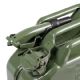 Black Rigid Pouring Spout, Non Spill, for Wavian Steel Jerrycans